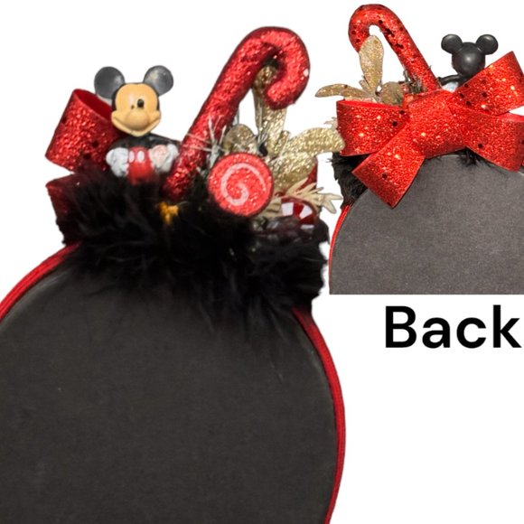 Christmas Headband, Mickey Mouse Hair Accessory, Disney Inspired Gift, Holiday main image 10
